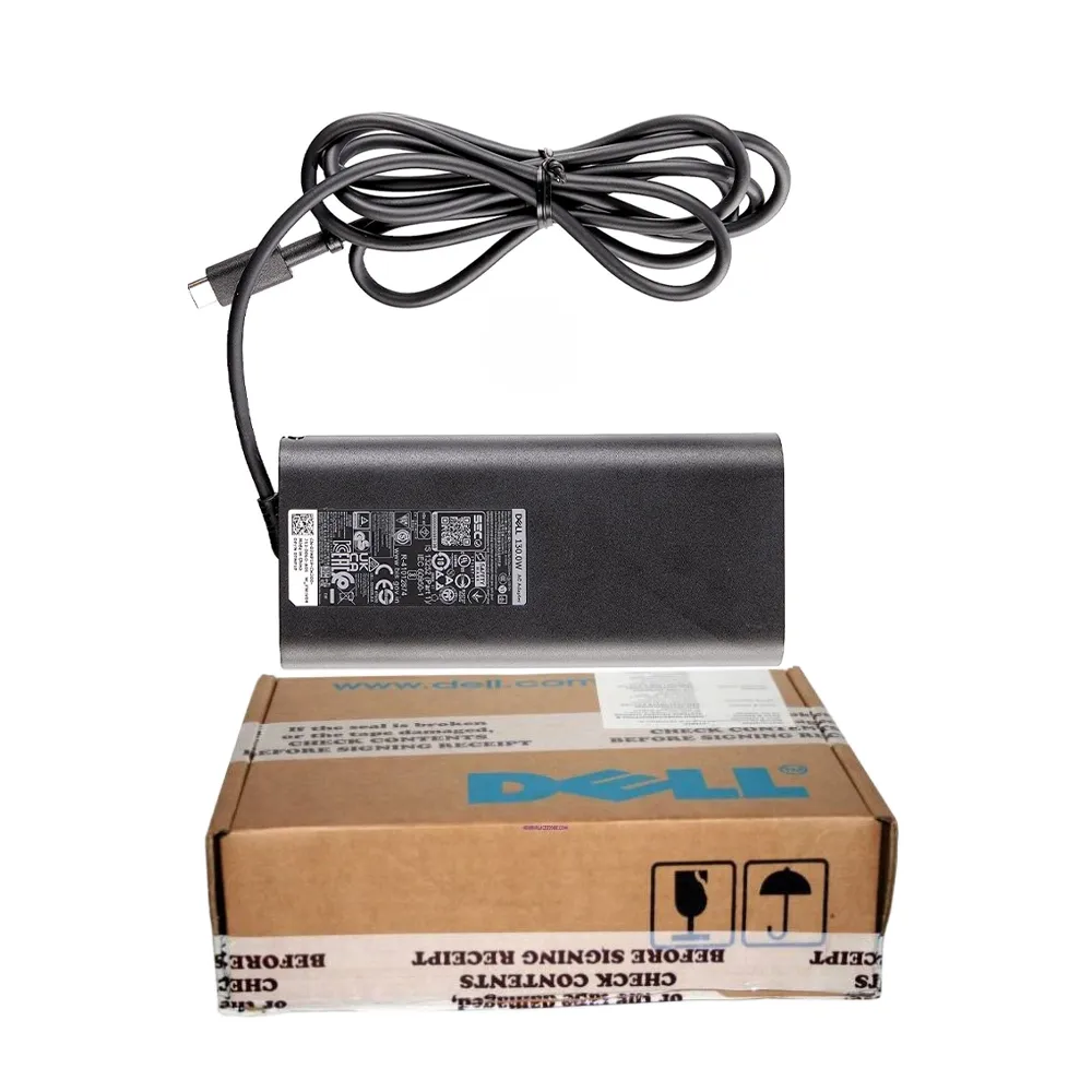 Dell Laptop Adapter Original 130w 20v/6.5a | Type-C  (Box Seal Opened for Serial No) (No Power Cable Included)